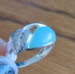 💚Avon Genuine Aventurine Sterling Ring